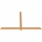 Ekena Millwork Eugene Smooth Timber Gable Bracket, Western Red Cedar, 72"W x 45"H x 1 1/2"D x 3 1/2"F, 15/12 Pitch GBW072X45X0204EUG00SWR - alternate 3